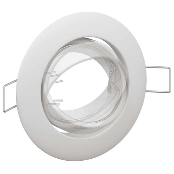 Lampen Set mit 12 Weiß Kunststoff 9 cm