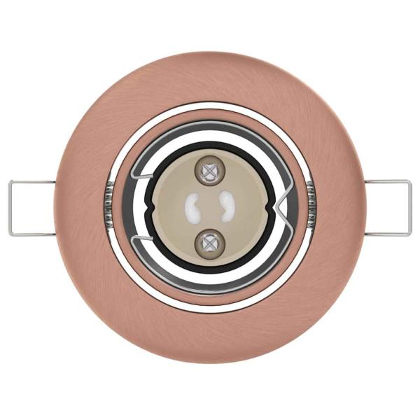 Lampen Set aus 6 Kupfer 9 cm Flush Mount Deckenleuchten Rund