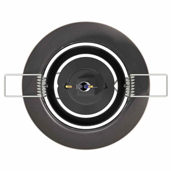 Lampen Set aus 6 Kupfer 9 cm Flush Mount Deckenleuchten Rund