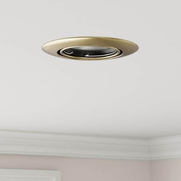 ARDEBO.de - Lampen Set aus 12 Messing Metall 9 cm