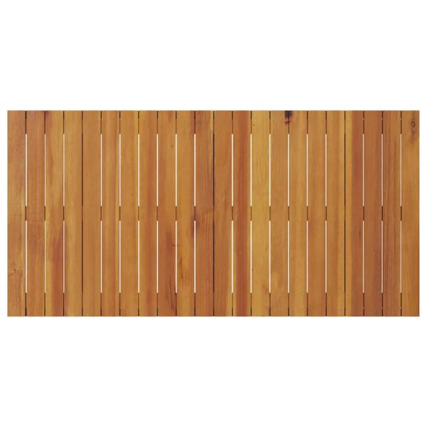 Esstisch Schwarz 110x55x62 cm aus Akazienholz