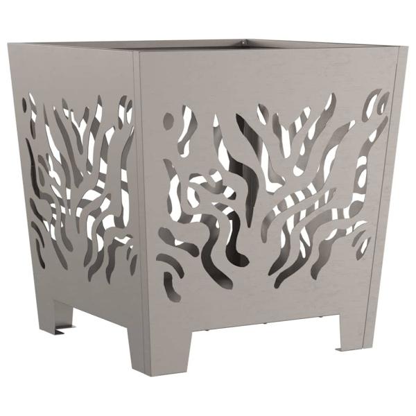 Feuerstelle Quadrat 40x40x40 cm Wetterfester Stahl
