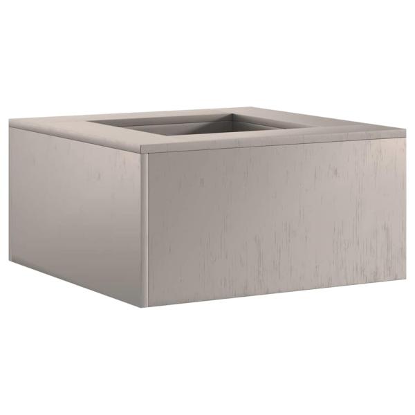 Feuerstelle Quadrat 60x60x30 cm Wetterstahl