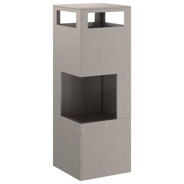 Feuerstelle Quadrat 35x35x100 cm Wetterbeständiger Stahl