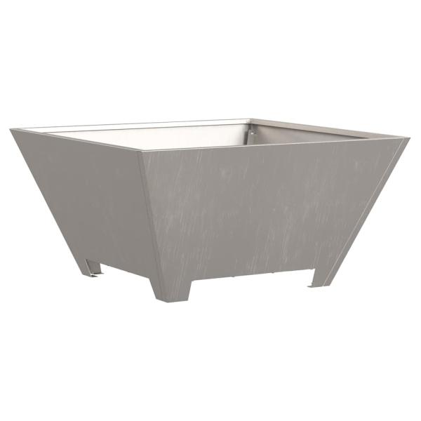 Feuerstelle Quadrat 60x60x30 cm Wetterstahl