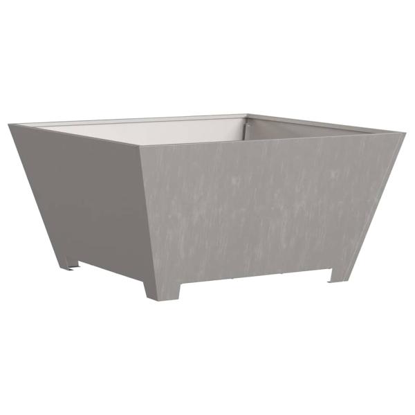 Feuerstelle Quadrat 80x80x40 cm Wetterstahl