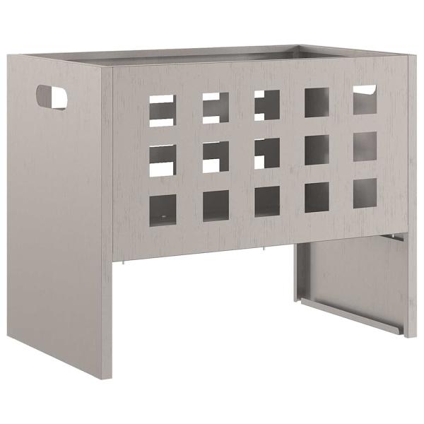 Feuerschale Rechteckig 50x30x40 cm Wetterfestes Stahl