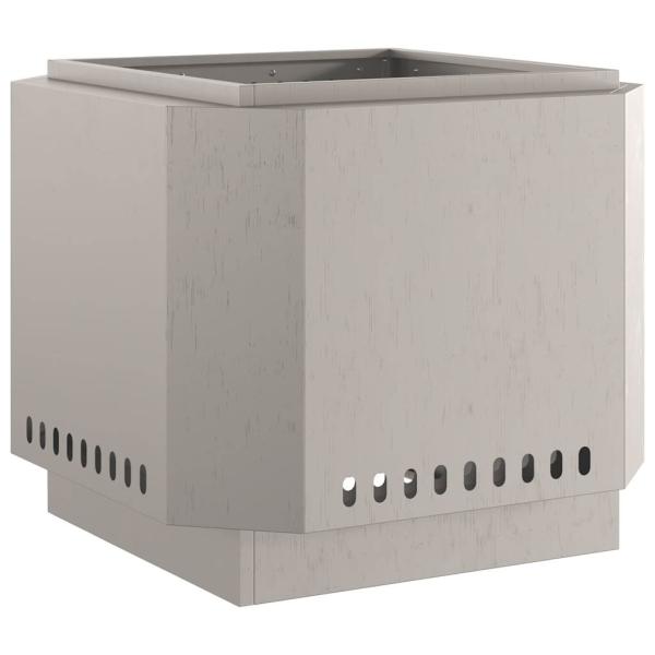 rauchfreier Feuergrill 58x58x51 cm wetterfestes Stahl