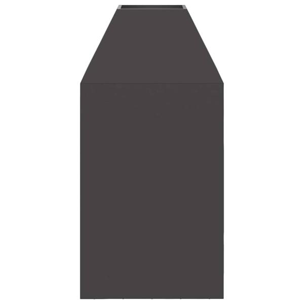 Feuerstelle Schwarz 50x50x100 cm Stahl