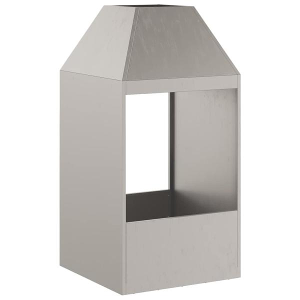 Feuerstelle 50x50x100 cm Wetterstahl