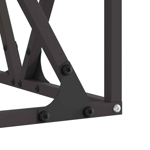 Feuerschale Quadrat 50x50x35 cm Wetterstahl