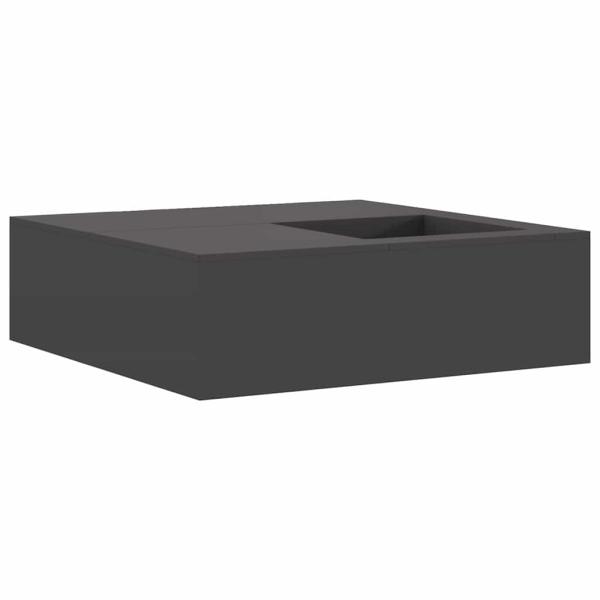 Feuerstelle Schwarz 100 x 100 x 30 cm Wetterfeststahl