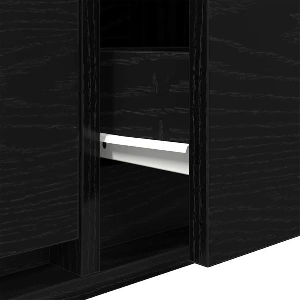 TV-Schrank Schwarze Eiche 100x31x25,5 cm Holzwerkstoff