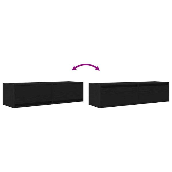 TV-Schrank Schwarze Eiche 100x31x25,5 cm Holzwerkstoff