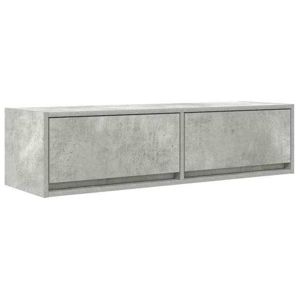 TV-Schrank Beton Grau Holzwerkstoff 100 x 31 x 25,5 cm