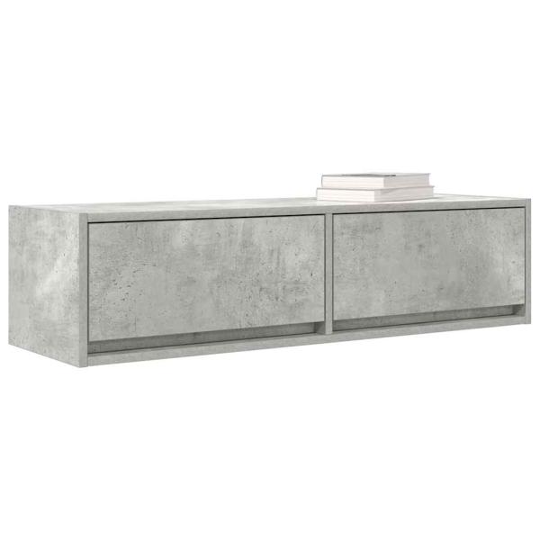 TV-Schrank Beton Grau Holzwerkstoff 100 x 31 x 25,5 cm