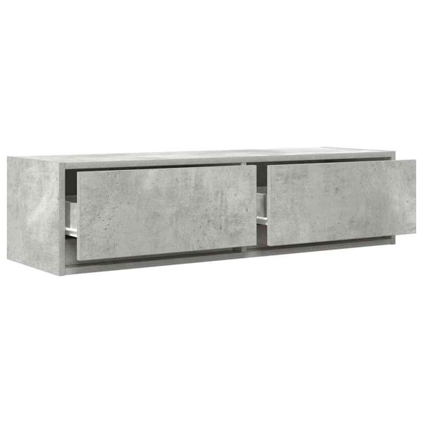 TV-Schrank Beton Grau Holzwerkstoff 100 x 31 x 25,5 cm