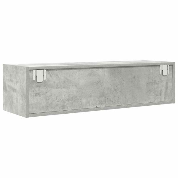 TV-Schrank Beton Grau Holzwerkstoff 100 x 31 x 25,5 cm