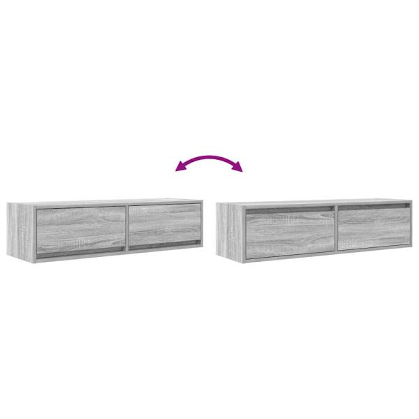 TV-Schrank Grau Sonoma 100x31x25,5 cm Holzwerkstoff