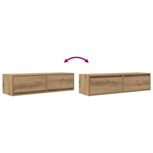 TV-Schrank Artisan Eiche 100x31x25,5 cm Holzwerkstoff