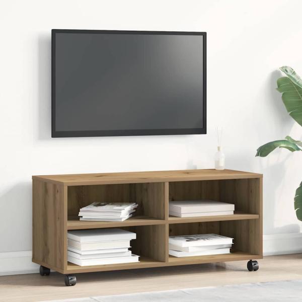 ARDEBO.de - TV-Schrank Artisan Eiche 90x35x35 cm Holzwerkstoff