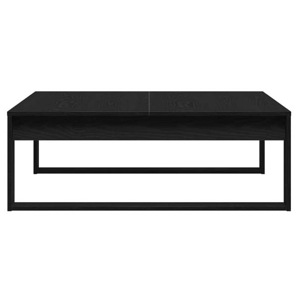 Couchtisch Schwarz Eiche 100x100x35 cm Holzwerkstoff