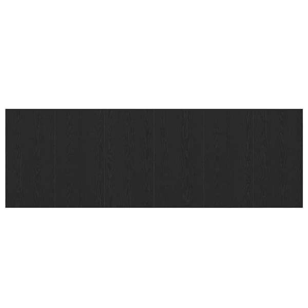 Schwarzes Eichenwandkopfteile 240x1.5x80 cm Aus Holzwerkstoff