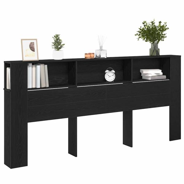 Kopfteilschrank Schwarze Eiche 220x18,5x104,5 cm