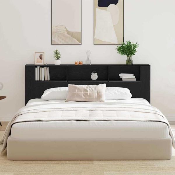 Kopfteilschrank Schwarze Eiche 220x18,5x104,5 cm