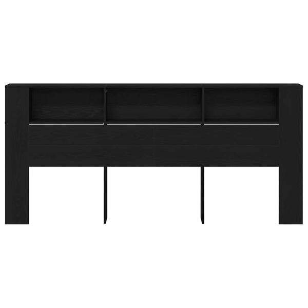 Kopfteilschrank Schwarze Eiche 220x18,5x104,5 cm