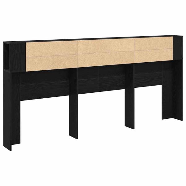Kopfteilschrank Schwarze Eiche 220x18,5x104,5 cm