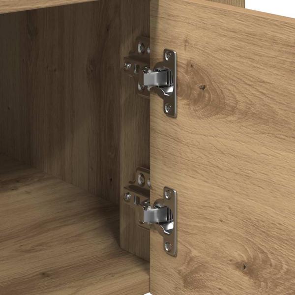 Küchenwagen Artisan Eiche 60x45x80 cm Holzwerkstoff