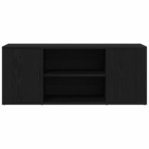 TV-Schrank Schwarz Eiche 100x35x40 cm Holzwerkstoff