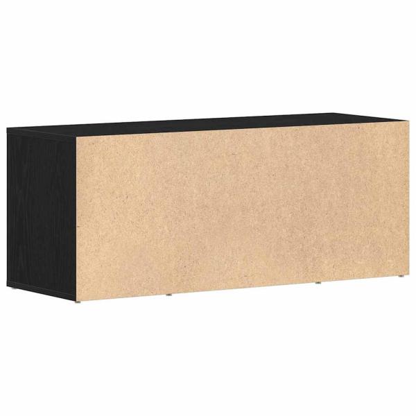 TV-Schrank Schwarz Eiche 100x35x40 cm Holzwerkstoff