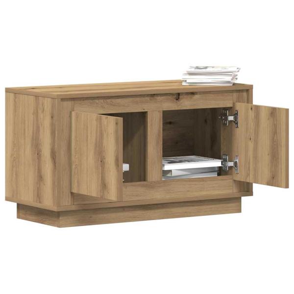ARDEBO.de - TV-Schrank Artisan Eiche 80x35x45 cm Ingenie Holz