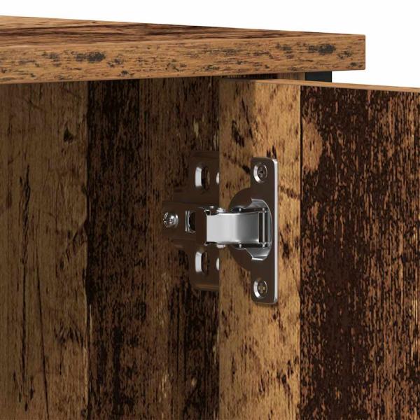 TV-Schrank Alte Optik 100x40x50 cm Holzwerkstoff und Stahl