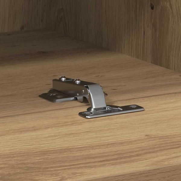 TV-Wandanrichten 2 Stück Artisan Eiche 100x30x30 cm Holzwerkstoff