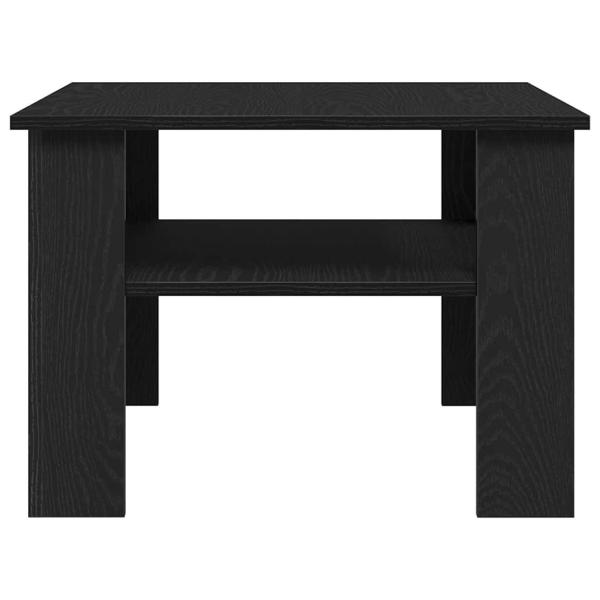 Couchtisch Schwarz Eiche 60x60x42 cm aus Holzwerkstoff