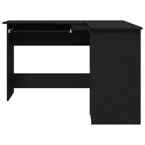 Schreibtisch Schwarz Eiche 120x140x75 cm aus Holz