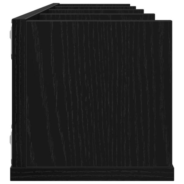 CD Wandregal Schwarze Eiche 100x18x18 cm Werkstoff