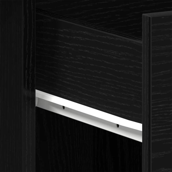 Schreibtisch Schwarz Eiche 100x50x76 cm Holzwerkstoff