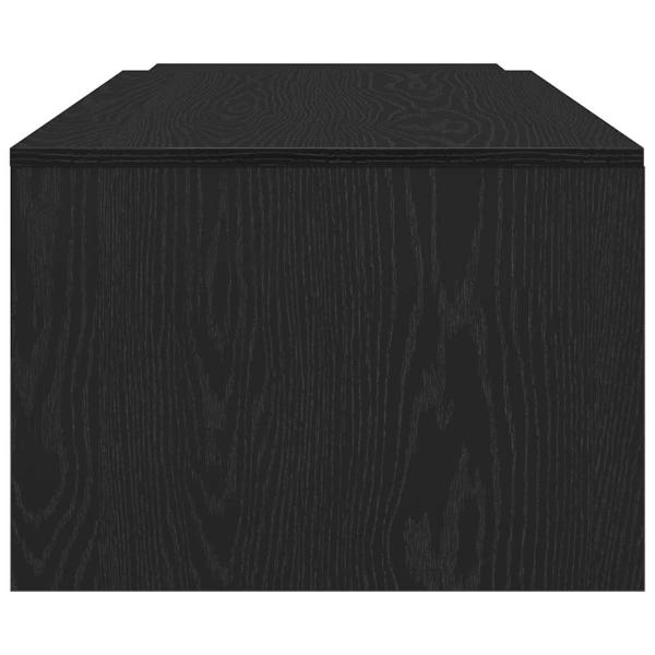 Couchtisch aus schwarzem Eichenholz 150x50x35 cm, Ingenieurholz