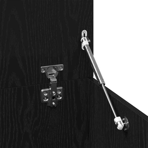 Couchtisch aus schwarzem Eichenholz 150x50x35 cm, Ingenieurholz