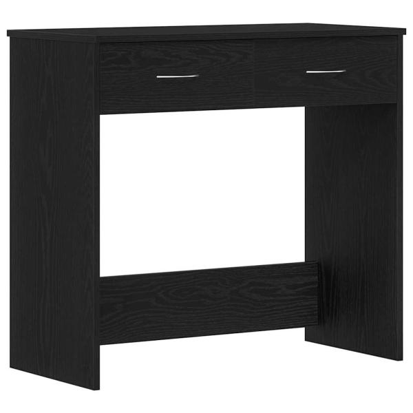 Schreibtisch Schwarz Eiche 80x40x75 cm Holzwerkstoff