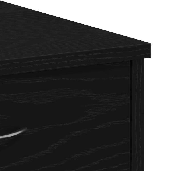 Schreibtisch Schwarz Eiche 80x40x75 cm Holzwerkstoff