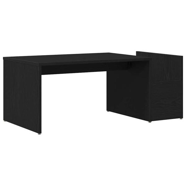 Couchtisch Schwarz Eiche 90x45x35 cm Holzwerkstoff