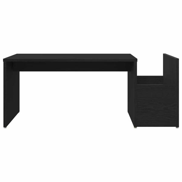Couchtisch Schwarz Eiche 90x45x35 cm Holzwerkstoff