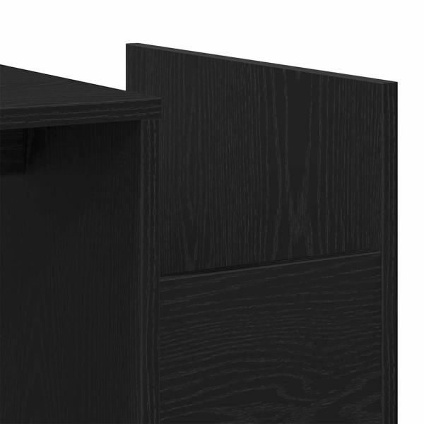 Couchtisch Schwarz Eiche 90x45x35 cm Holzwerkstoff