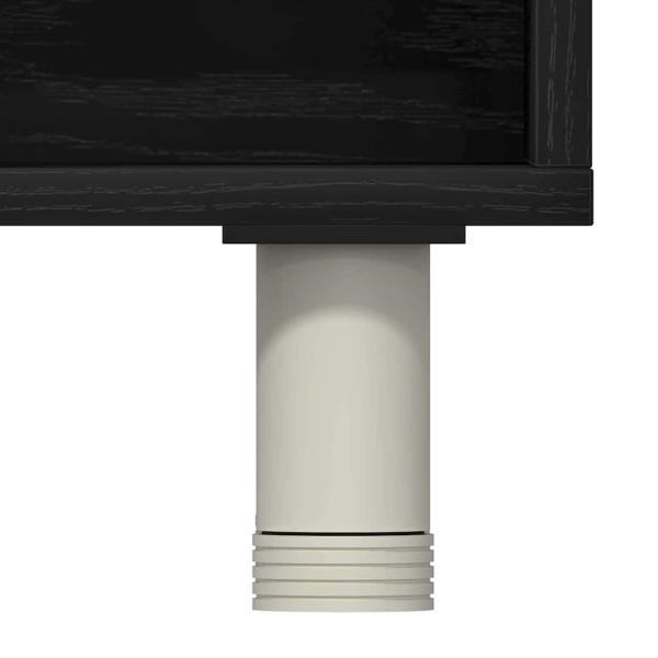 Badezimmer Schrank Schwarz Eiche 60x32x54 cm Ingenieuholz