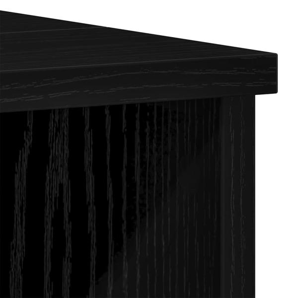 Badezimmer Schrank Schwarz Eiche 60x32x54 cm Ingenieuholz